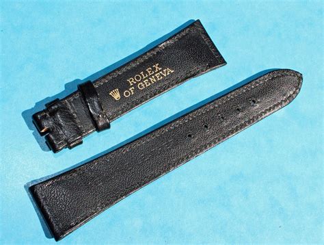 rolex armband schwarz|rolex leather bracelet.